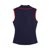 Spring New Double Buckle Double Lint Double Lint Color Trim Vest 4192081401