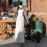 Set Women 2025 Early Autumn New Cardigan Sling Vest Top Sweet Thin Half Skirt Three-Piece Set