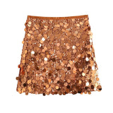 Spring 2025 New Leek Decorating Stylish Personality Miniskirt Skirt 3920139 808