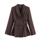 Spring New Set Of Ribbon Splicing Tie With Thin Suit Jacket