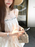 French-Style Fascress Sweet Dress Female Princess Out Summer Small Man Wearing Temperament Beautiful Slings Small Skirt