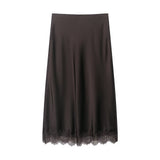 Spring New Lace Decorative Silk Hystery Sterling Skirt 4391538