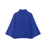 Autumn New Wide-Sleeved Two-Color Jacket Comfortable Knitted Shirt 5536213