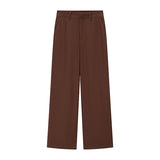 Summer New V-Neck Asymmetric Vest Simple Jump Trouser Suit