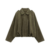 Spring New Velvet Texture Effect Bomber Jacket Jacket