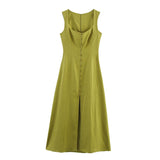 BSK&TRAF Women's Summer 2025 New Slimming Dim Dress 6962030