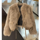 Autumn 2025 New Fur Coat Women Casual Fashion Short Korean Version With Loose Top