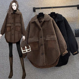 Lamb Wool Coat Women's Winter 2025 New Long Cotton Clothes Thick Cotton Coat This Year's Popular Explosion Coat