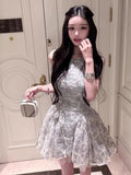 Birthday Party Party Dress Rich Rich Family Heavy Industry Lace Embroidery Mesh Yarn Waist Ponpong Princess Skirt