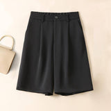 Grey Suit Pants Women Summer Thin High-Waisted Vertical Light Loose Thin Nine Points Leisure Small Cigarette Tube Pants