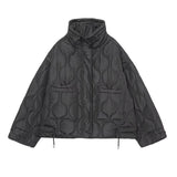 Women's Winter Loose-Fitting Pocket Jacket Cotton Coat