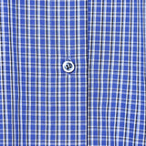 Summer New Long-Sleeved High-Collar Plaid Shirt 7484059