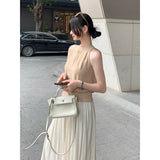 Thailand's Unique Sleeveless Wool Sling Vest Women's New Outer Wear Inside And Under The Blouse