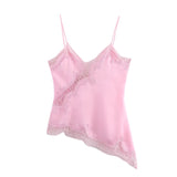 BSK&TRAF Women's Clothing Spring 2026 New Fashion Lace Sexy Blouse 5919105