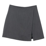 Irregular A-Word Fork High-Waist Skirt Short Skirt Women's Korean Dress Dress Dress 8872