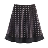 BSK&TRAF Women's Spring 2026 New Commuting Fing-Faced Chiffin Chiffin Mid-Skin