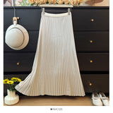 French Famous Style Temperament Lustrous Half-Dress Woman Summer 2026 High-Waist Hanging Lighten Thin A Skirt