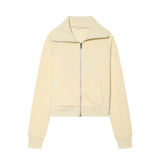 Clip Long Sleeve Zipper Gripping Jacket 4174816 High-Waisted Elastic Trousers 4174817 Set