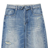BSK&TRAF Women's Spring 2026 New Street Fashion Mid-Rise Folding Jeans 4730214