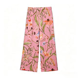 Spring New Long-Sleeved Printed Shirt 1281842 Rolling Edge Design Trousers 1281843