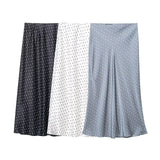 Spring New Slimming Silk Tatami Simoufry Skirt 8338537