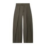 Women's Belt Ribbon Escape Coat 6136244 Folded Trousers 6136245