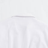 Spring 2025 New Linen-Blend Fan Flute Shirt Dress 8351030