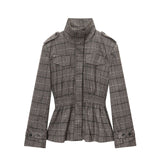Autumn New Lotus Side Hem Jacket 9132863 Trousers 9036863
