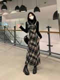 French Style Slinged Dress Women's Autumn And Winter 2026 New Long Dress Small Fragrant Style Han Style Suit