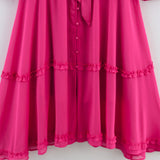 BSK&TRAF Women's Clothing In The Summer Of 2025 New Chiffon Splicing Long Oversized Dress