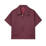 Summer New Women's Collar Short-Sleeved Short Coat Straight Trousers 8491053 8491054