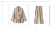Spring New Textured Double-Dual And Coat 5427734 Trousers 4391423