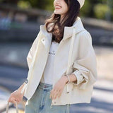 Travel Essential Casual Clothing 2026 Spring Fashion Design Sense Thin With Small Coat Women's Loose Short
