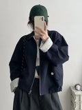 Korean Is Two-Wear Jacket Long-Sleeved Jacket Women 2026 Autumn New Casual Loose Design Feel Cardigan