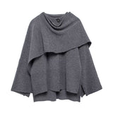 New Women's Fashion Casual Temperament Cape Coat 2756107