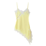 BSK&TRAF Women's Dress New Fashion Lace Asymmetric Dress 5919200 In Summer 2025