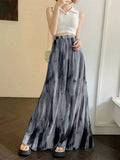 Chiffon Half-Body Skirt Early Spring Summer 2026 New Women's A-Shaped High-Rise Long Thin Umbrella Skirt