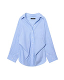 BSK&TRAF Women's Clothing 2025 Summer New Fashion And Casual Free Silk Shirt 3520608
