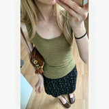Slender Slings With A Collared Vest Women's Summer Pure Hot Girl To Repair Sleeveless Top