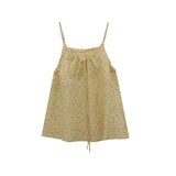 2026 Summer New Sen With Sweet Loose Lazy Wind Chopped In The Long Sleeve Vest Sleeveless Print Top
