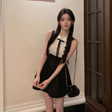 Pinlace Lace Doll 2026 Summer Temperament Dress French Gold Sleeveless A Skirt