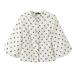 Summer New Wave Point Profile Buckle Sleeve Suit Jacket