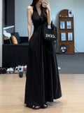Seaside Vacation French Hanging Neck Sling Dress Women's Summer 2026 New High-End Temperament Waist Dress
