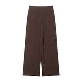 Autumn 2025 New Women's Fashion Temperament Zou Cloth Shirt Wide Leg Pants 8931572