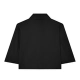 Spring New Three-Color Stand-Neck Short Casual Suit Jacket 2432570