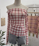 Real Shooting Hottie Thorn One-Layer Mesh Sunscreen Blouse T-Shirt With Short Embroidery Top 8035