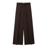 Side Fork Vest 2010702 Belt 100 Fold Comfortable Leisure Trousers 4661505 Set