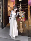 French Gentle Gray Knitted Cardigan Women Autumn New Small Man Wearing A Three-Piece Dress