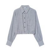 New Simple And Small Checker Balloon Shirt 9294665
