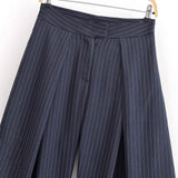Spring New Casual Loose Striped Broad Leg Trousers 8219037